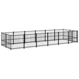 Outdoor Dog Kennel Steel 11.26 m 3124602