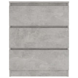 Sideboard Concrete Grey 60x35x76 cm Engineered Wood 801386