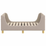 Toddler Bed Frame with Headboard Light Grey 70 x 140 cm 42010846