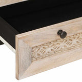 Highboard White 60 x 33 x 100 cm Solid mango wood 4018146