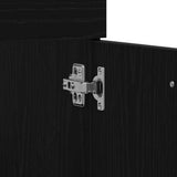 Bathroom Furniture Set 3 pcs Black Oak Engineered Wood 3334334