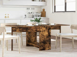 Dinning Table 138 x 70 x 73.5 cm Engineered Wood Smoked Oak 8006075