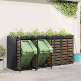Wheelie Bin Storage for 4 Bins Anthracite 272 x 77.5 x 121.5 cm 3394775
