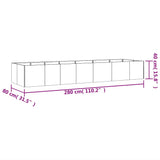 Garden Raised Bed 280x80x40 cm Corten Steel 824534