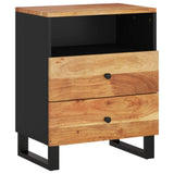Bedside Cabinet 50x33x62 cm Solid Wood Acacia&Engineered Wood 350665