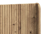 Bed Frame with Storage and Headboard Artisan Oak 3414164