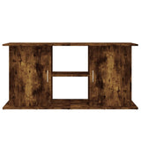 Aquarium Stand Smoked Oak 121x41x58 cm Engineered Wood 833620
