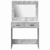 Dressing Table Concrete Grey 78.5 x 41 x 135 cm Engineered Wood 865031
