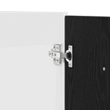 Sink Bottom Cabinet Black Oak 80x46x81.5 cm Engineered Wood 863227