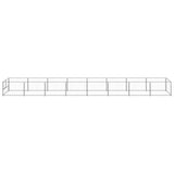 Dog Kennel Silver 8 m Steel 3082106