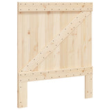 Bed Frame without Mattress Grey 90x200 cm Solid Wood Pine 3281562