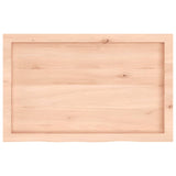 Table Top 80x50x cm Untreated Solid Wood Oak 3156294