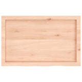Table Top 80x50x cm Untreated Solid Wood Oak 3156294