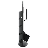 5 Piece Fireplace Tool Set 23x15x66 cm Steel 156373