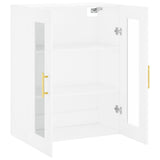 Wall Mounted Cabinet White 69.5x34x90 cm 828468