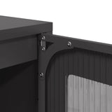 Sideboard Black 36x39x107 cm Cold-rolled Steel 853398