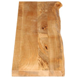 Table Top Live Edge 180x30x2.5 cm Solid Wood Mango 370437