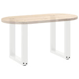 Coffee Table Legs U-Shaped 2 pcs White 38x cm Steel 4013153