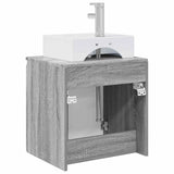 Wall-Mounted Sink Vanity Grey Sonoma 49.5 x 41 x 62.5 cm 890418