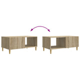 Coffee Table Sonoma Oak 90 x 50 x 40 cm Engineered Wood 894727