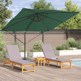 Roma Parasol Green 286 x 284 x 265 cm Aluminium and Polyester 42003336
