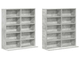 CD Cabinet 2 pcs Concrete Grey 65 x 23.5 x 97.5 cm 8012681