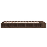 Bed Frame without Mattress Brown Oak 90x190 cm Single 3280530