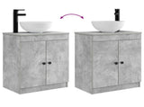 Bathroom Vanity with Sink Concrete Grey 54 x 35 x 83 cm 890117