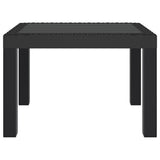 Garden Table Anthracite 59x47x40 cm PP 364727