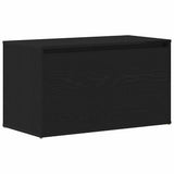 Hall Bench Black Oak 80 x 40 x 45 cm Engineered Wood 862701