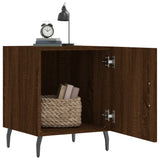 Bedside Cabinets 2 pcs Brown Oak 40x40x50 cm Engineered Wood 827611