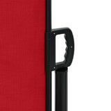 Retractable Side Awning Red 220x1200 cm 4004867