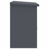 Parcel Drop Box with Storage Anthracite 47.5 x 38 x 59 cm Steel 874942