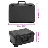 Portable Flight Case Black 54x41.5x29 cm PP 4007251
