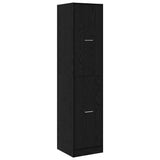 Apothecary Cabinet Black oak 40 x 41 x 174.5 cm Engineered wood 3365626