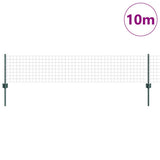 Welded Wire Fence 10 x 0.4 m PVC-Coated Steel Green 3335964