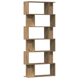Book Cabinet Artisan Oak 80x24x192 cm Engineered Wood 855783