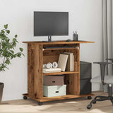 Computer Desk Old Wood 80x50x75 cm Engineered Wood 856052