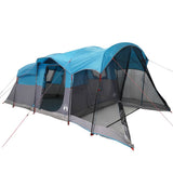 Family Tent Tunnel 8-Person Blue Waterproof 94786