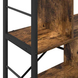 Bookshelf Smoked Oak 75 x 30 x 91 cm Engineered Wood 883972
