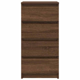 Sideboard Brown Oak 37.5x35x76 cm Engineered Wood 861757
