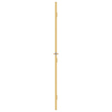 Interior Door Slim Golden 102,5x201,5 cm Tempered Glass and Aluminium 155139
