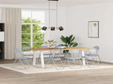 Folding Chair 8 pcs Grey 48 x 43.5 x 81 cm Faux Leather 42029052