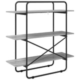 Bookshelf 3-Tier 100 x 35 x 105 cm PB Grey Sonoma 8007795