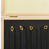12 Pieces Indexable Turning Tool Set 16x16 mm 100 mm 146719