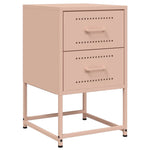 ZNTS Bedside Cabinet Pink 36x39x60.5 cm Steel 846460