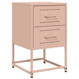 ZNTS Bedside Cabinet Pink 36x39x60.5 cm Steel 846460