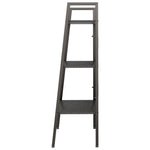 ZNTS 3-Tier Standing Shelf Black 56x35x108 cm 336363