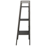 ZNTS 3-Tier Standing Shelf Black 56x35x108 cm 336363