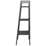 3-Tier Standing Shelf Black 56x35x108 cm 336363